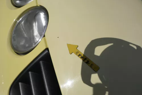 VW Polo 9N Motorhaube Klappe Haube vorne gelb LD1B uni bis ca. Bj. 2004 (164340)