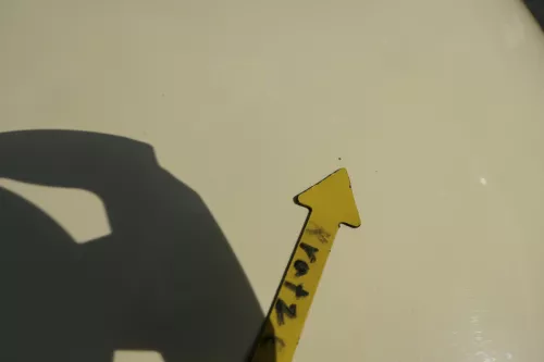 VW Polo 9N Motorhaube Klappe Haube vorne gelb LD1B uni bis ca. Bj. 2004 (164340)