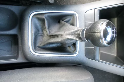 VW Golf Plus 5M Schaltknauf Schaltsack Schaltung Schaltknüppel 5-Gang 5M0711113R (164368)