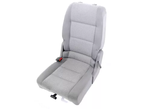 VW Touran Sitz hinten links (hintern Fahrersitz) Rücksitz GRAU Isofix (164393)