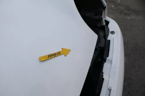 VW Lupo Motorhaube KLappe vorne weiß LB9A (164397)