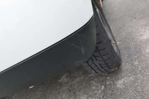 VW Lupo Stoßstange hinten Heckstoßstange Stoßfänger weiß LB9A (164404)