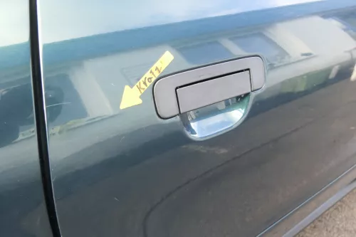 Audi A4 B5 Tür Türblatt hinten rechts grün LZ6U Kombi Limo (164422)