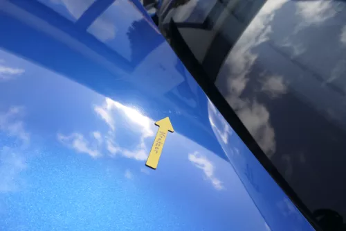 VW Touran 1T oder VW Caddy 2K Motorhaube Klappe blau LA5X Haube (164452)