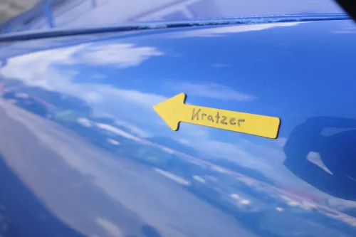 VW Touran 1T Kotflügel vorne links blau LA5X ca.2003-2006 (164454)