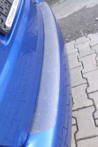 VW Touran 1T Stoßstange hinten Heckstoßstange Stoßfänger blau LA5X (164458)