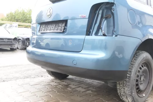 VW Touran 1T Stoßstange hinten Heckstoßstange Stoßfänger blau grün LC5Q (164475)