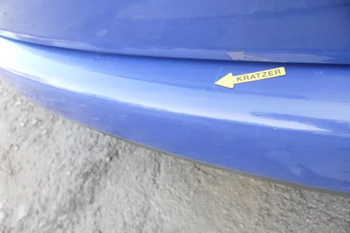 VW Touran 1T Stoßstange hinten Heckstoßstange Stoßfänger blau LL5M (164481)