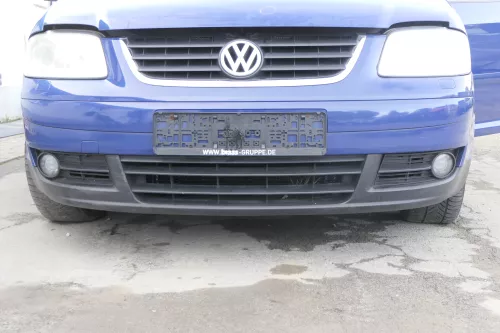 VW Touran 1T Stoßstange vorne Frontstoßstange Stoßfänger blau LL5M