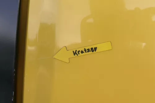 VW Caddy 3 2k Beifahrertür Tür hinten links gelb Post L132 Schiebetür (164543)