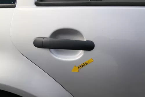 VW Golf 4 Bora Tür hinten rechts nur Kombi /Variant silber LA7W indigoblau ohnAn (164634)