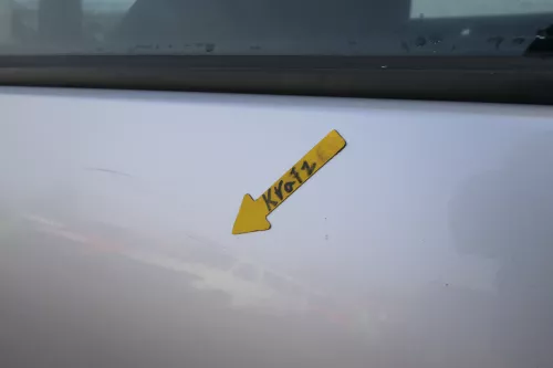 VW Golf 4 Bora Tür hinten links nur Kombi / Variant silber LA7W reflexsilber m 8 (164636)