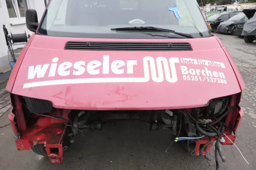 VW T4 Transporter Pritsche Motorhaube Haube Klappe vorne rot Kurze AC0