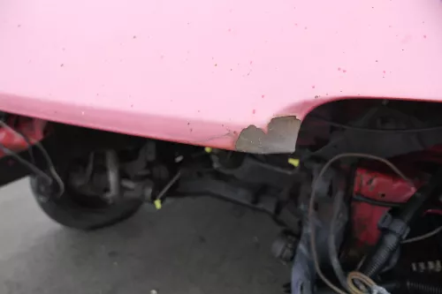 VW T4 Transporter Pritsche Motorhaube Haube Klappe vorne rot Kurze AC0 (164663)