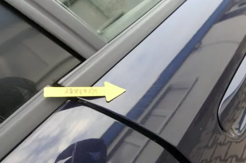 A4 B6 8E nur Türblatt Tür vorne rechts Beifahrertür blau lila LY5K Kombi+Limo (164727)