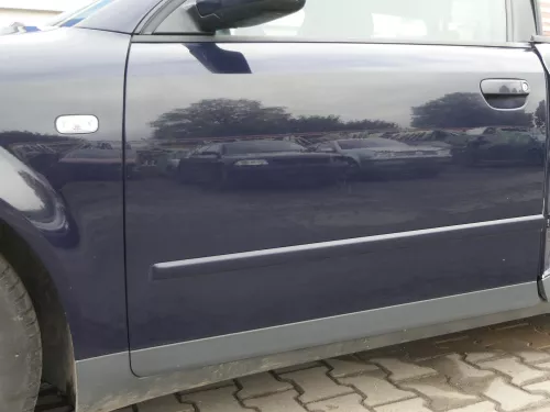 Audi A4 B6 8E nur Türblatt Tür vorne links Fahrertür blau lila LY5K Kombi+Limo