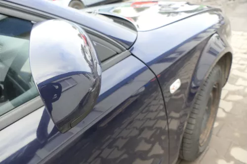 A4 B6 8E B7 Spiegel Außenspiegel rechts elektrisch verstellbar blau lila LY5K (164736)