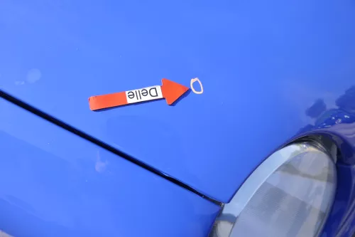 VW Polo 9N Motorhaube Klappe Haube vorne blau LA5F uni bis ca. Bj. 2004 (164816)