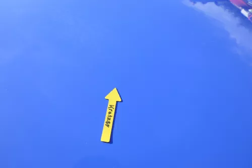 VW Polo 9N Motorhaube Klappe Haube vorne blau LA5F uni bis ca. Bj. 2004 (164816)