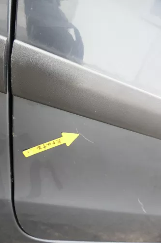 VW Polo 9N 9N3 Tür vorne rechts Beifahrertür 2/3-Türer grau LC7V ohneAnbautei (164837)