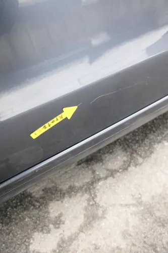 VW Polo 9N 9N3 Tür vorne rechts Beifahrertür 2/3-Türer grau LC7V ohneAnbautei (164837)