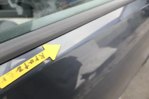 VW Polo 9N 9N3 Tür vorne rechts Beifahrertür 2/3-Türer grau LC7V ohneAnbautei (164837)