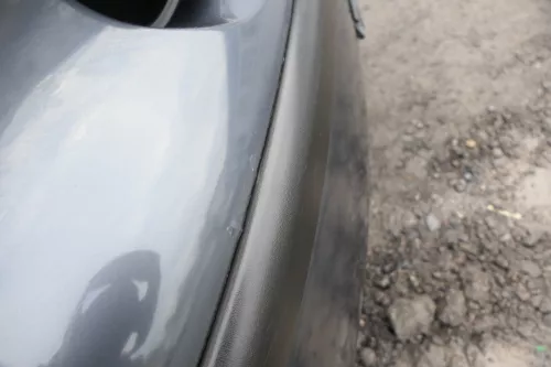 VW Polo 9N 9N3 Stoßstange Heckstoßstange hinten grau LC7V (164840)