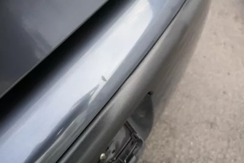 VW Polo 9N 9N3 Stoßstange Heckstoßstange hinten grau LC7V (164840)