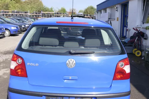 VW Polo 9N3 9N Heckklappe Kofferraumklappe Klappe blau LA5F- ohne Anbauteile