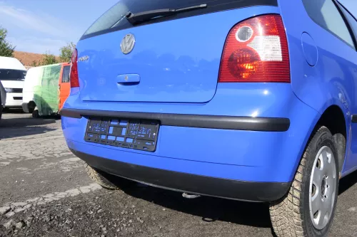 VW Polo 9N 9N3 Stoßstange hinten Heckstoßstange Stoßfänger blau LA5F (164852)