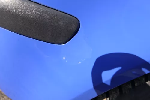 VW Polo 9N 9N3 Stoßstange hinten Heckstoßstange Stoßfänger blau LA5F (164852)