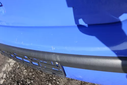 VW Polo 9N 9N3 Stoßstange hinten Heckstoßstange Stoßfänger blau LA5F (164852)