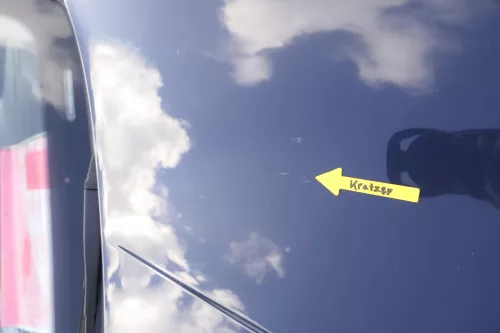 VW Golf 4 Motorhaube Haube Klappe vorne blau LA5G (164872)