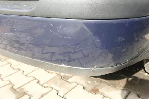 VW Golf 4 Kombi Avant Stoßstange hinten Heckstoßstange Stoßfänger blau LA5G (164873)