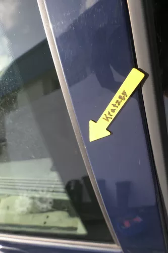 VW Golf 4 Bora Tür hinten rechts nur Kombi /Variant blau LA5G ohne Anbauteile (164876)