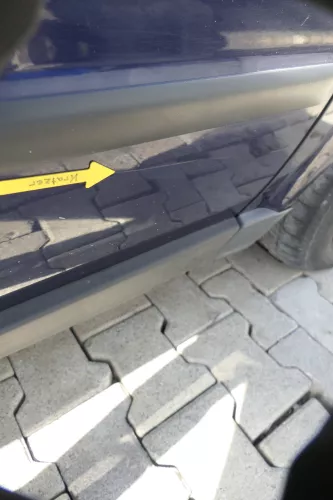 VW Passat 3B 3BG Kombi + Limo Tür vorne rechts Beifahrertür blau LB5N indigoblau (164950)