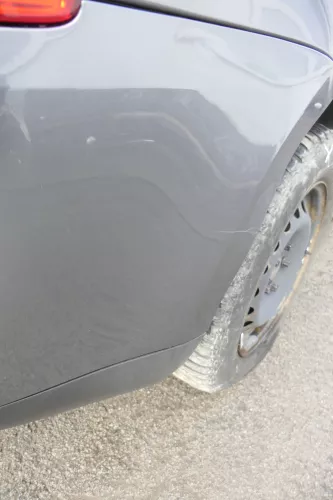 VW Touran 1T Stoßstange hinten Heckstoßstange Stoßfänger grau LD7X (164970)