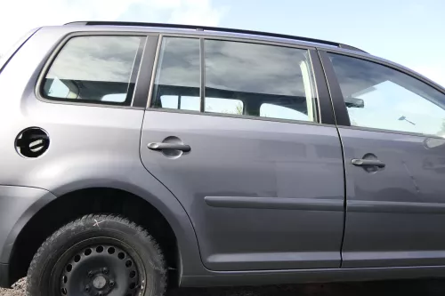 VW Touran 1T 1T3 Tür hinten rechts grau LD7X