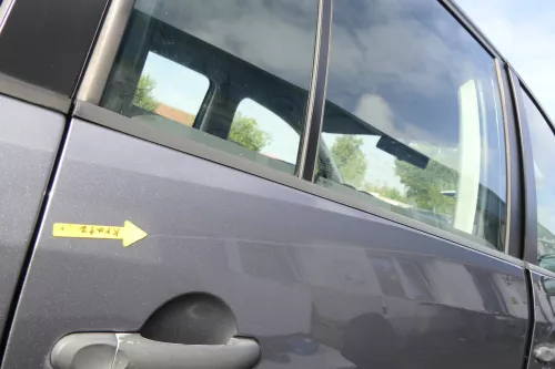 VW Touran 1T 1T3 Tür hinten rechts grau LD7X (164972)