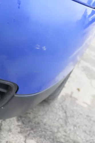 VW Lupo 6x Stoßstange vorne Frontstoßstange Stoßfänger blau LW5Z - MÄNGEL (164978)