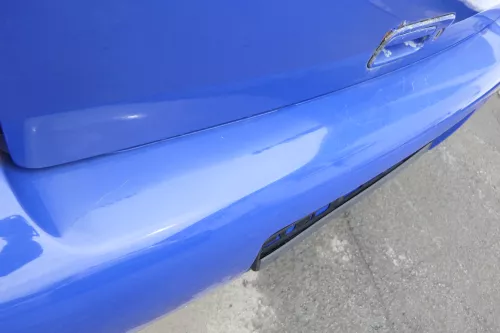 VW Lupo Stoßstange hinten Heckstoßstange Stoßfänger blau LW5Z (164982)