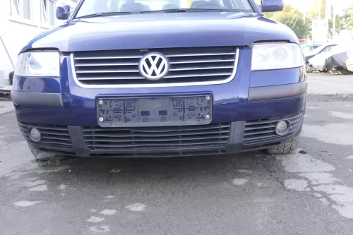 VW Passat 3BG Stoßstange vorne Frontstoßstange Stoßfänger blau LB5N