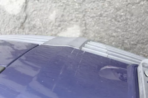 VW Passat 3BG Stoßstange vorne Frontstoßstange Stoßfänger blau LB5N (164993)