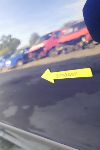 VW Passat 3B 3BG 3B6 Kombi + Limo Tür vorne links Fahrertür blau LB5N ohneAnbaut (164997)