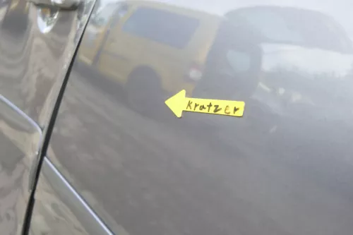 VW Touran 1T 1T3 Tür hinten links grau LD7X Cross (165014)