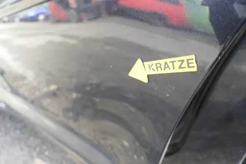 VW Touran 1T 1T3 Tür hinten links schwarz LC9Z Cross (165051)