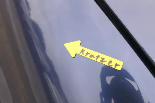 Audi A6 4B Kotflügel vorne links blau LZ5T (bis ca.Mitte 2001passend) - ROST (165069)