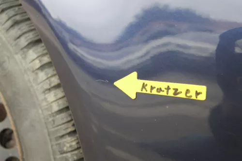 Audi A6 4B Kotflügel vorne links blau LZ5T (bis ca.Mitte 2001passend) - ROST (165069)