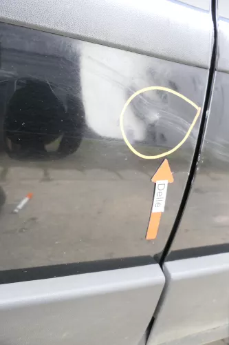 VW Passat 3B 3BG 3B6 Kombi Avant Tür hinten rechts mit Scheibe schwarz L041 (165093)