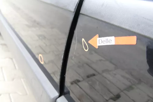 VW Passat 3B 3BG Kombi Variant Tür hinten links schwarz L041 ohneAnbauteile (165095)